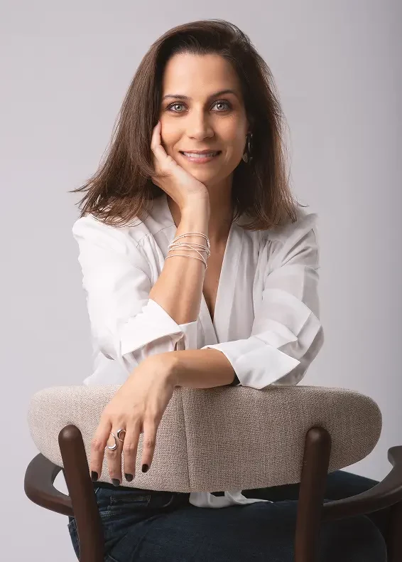 Retrato de Thaís Bacchi, arquiteta e urbanista